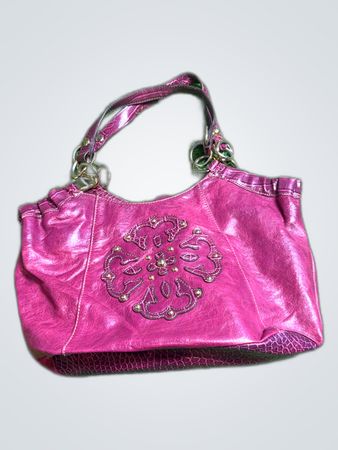 Solina Purple Embellished Hobo Bag