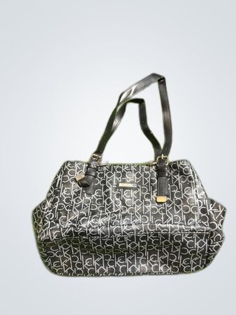 Calvin Klein Monogram Studded Tote Handbag