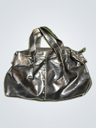 Unbranded Black Studded Faux Leather Tote Bag