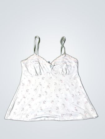 Laura Ashley Women's White Floral Camisole
