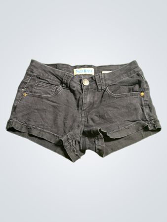 Paris Blues Black Denim Shorts