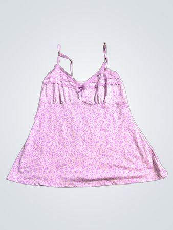 Laura Ashley Purple Floral Camisole