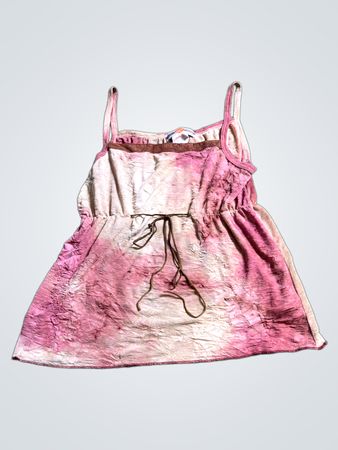 WEAVERS Girl Pink Tie-Dye Dress