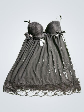 Avon Black Lace Chemise