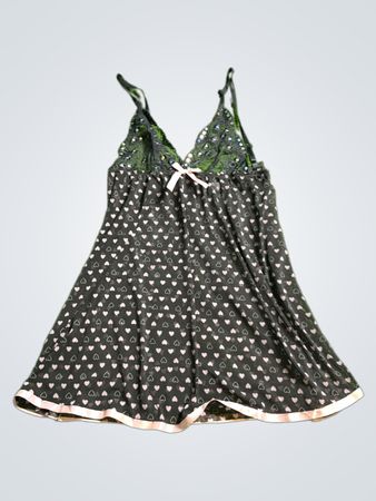 Black Heart Pattern Camisole