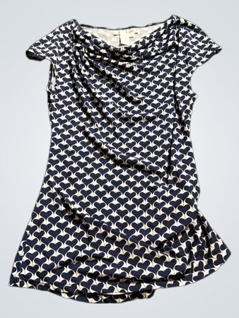 Max Studio Heart Print Mini Dress