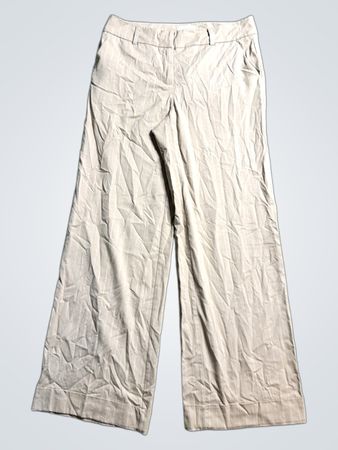 Tan Plaid Stretch Pants