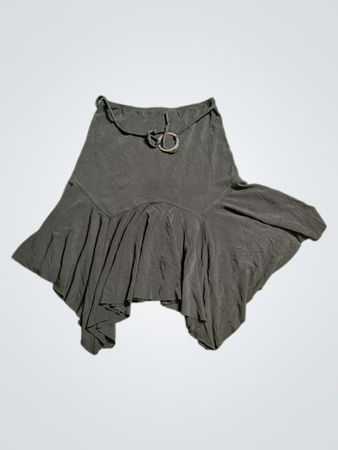Black Ruffled Top