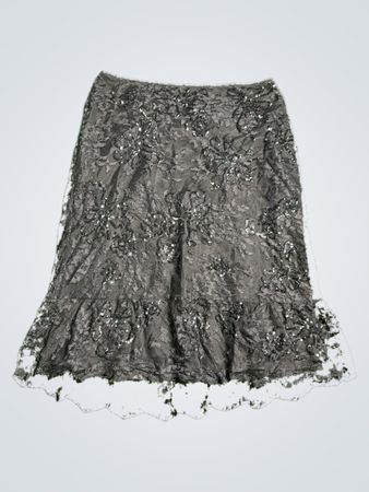 Black Lace Skirt
