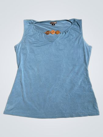 east5th Blue Sleeveless Top