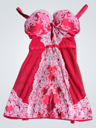 Victoria's Secret Red Lace Chemise