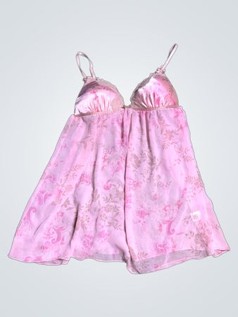 Pink Floral Chemise