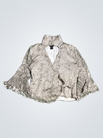 Anne Carson Leopard Print Blouse