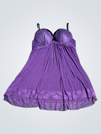 Purple Lace Chemise
