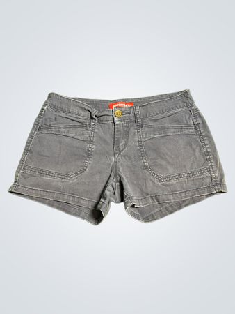 Gray Denim Shorts
