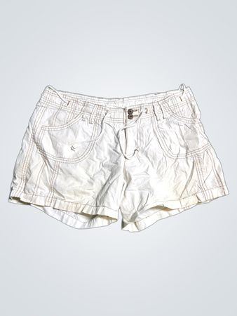 Santiki White Denim Shorts
