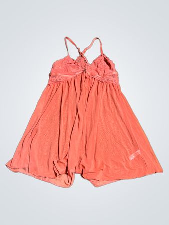 Peach Lace Romper