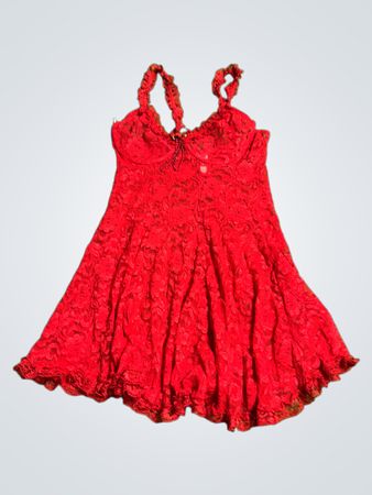 Red Lace Dress