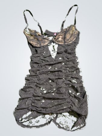 Adore Me Black Lace Babydoll