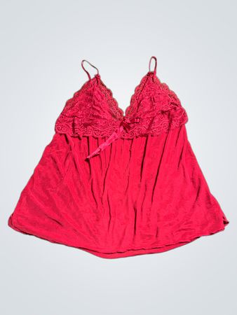 Red Lace Camisole