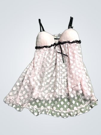 Linea Donatella Pink Lace Chemise