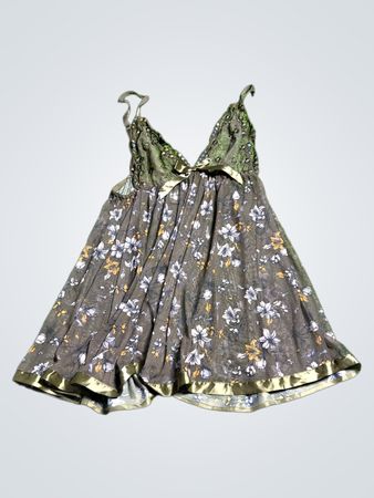 Floral Green Dress