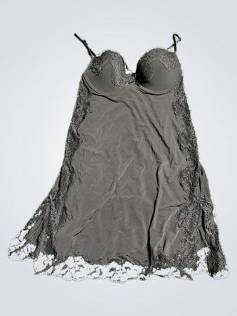 Victoria's Secret Black Lace Chemise