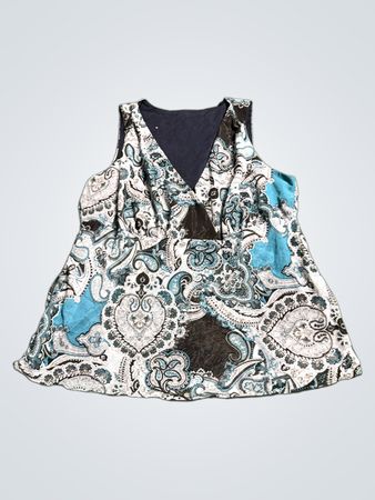 Paisley Patterned Tank Top