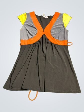 Black and Orange Dress