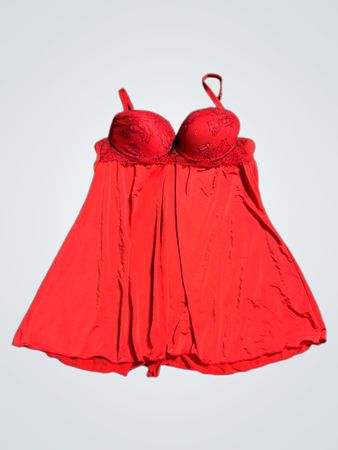 Red Lingerie Chemise