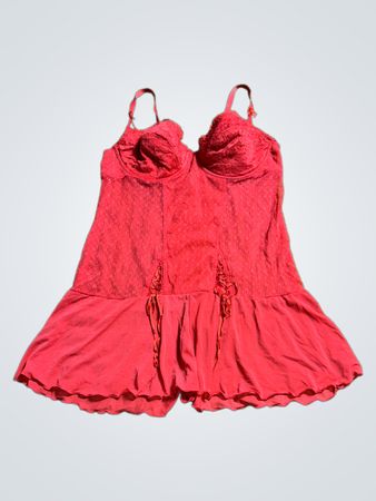 Red Lace Chemise