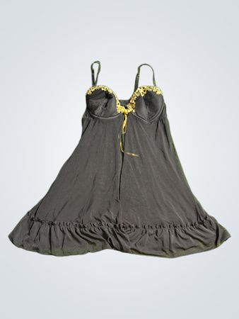 Black Camisole with Gold Trim