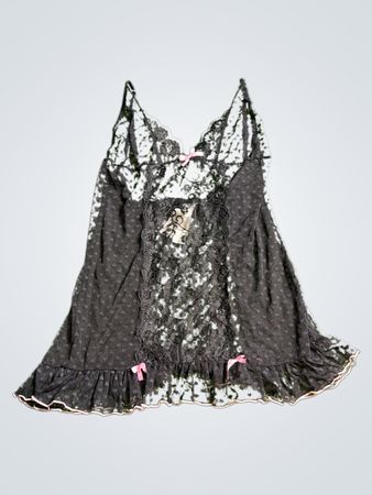 Black Lace Chemise