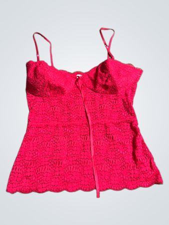 Red Lace Camisole