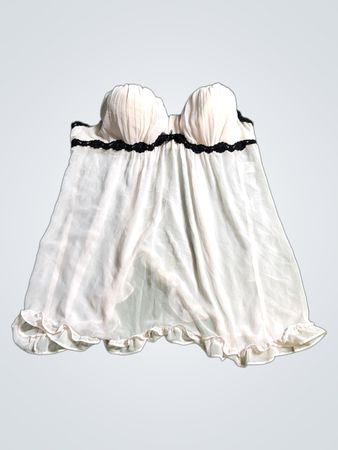 Women's White Chemise