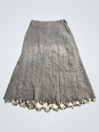 Stetson Gray Denim Skirt