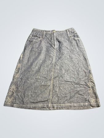 Kuda Gray Denim Skirt