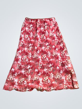 Geri C. Floral Print Skirt