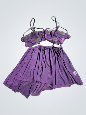Purple Lace Dress