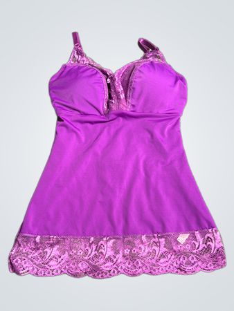 Purple Lace Chemise