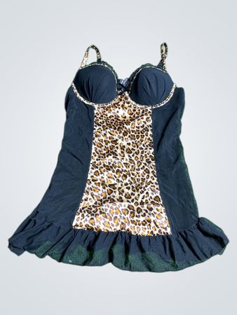 Per Lei Leopard Print Cami Dress