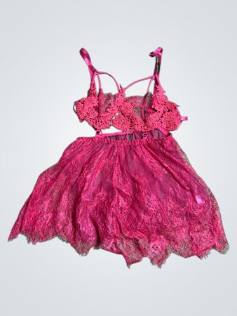 Red Lace Chemise