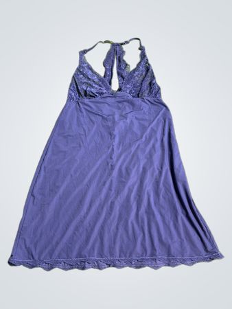 Victoria's Secret Blue Lace Chemise