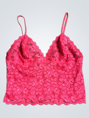 A.C.T. International Pink Lace Cami Top
