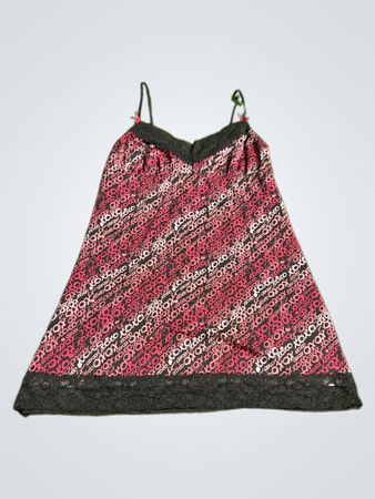 XOXO Logo Print Cami Dress