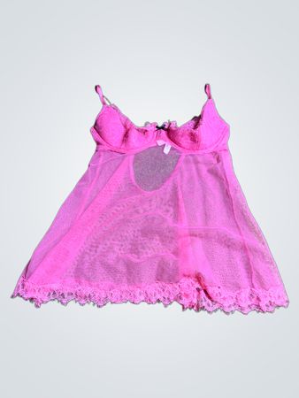 Pink Lace Chemise