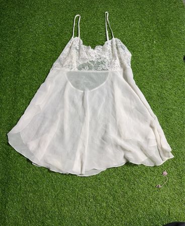 Victoria's Secret White Lace Cami Top