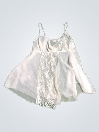 Victoria's Secret White Lace Chemise