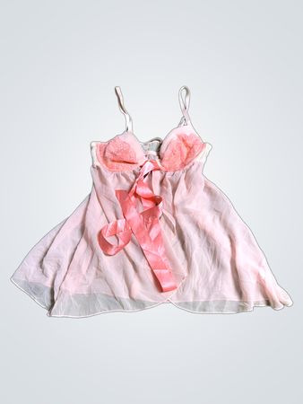 La Vie en Rose Pink Sheer Babydoll