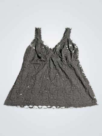 C.R.D.C. Gray Lace Top